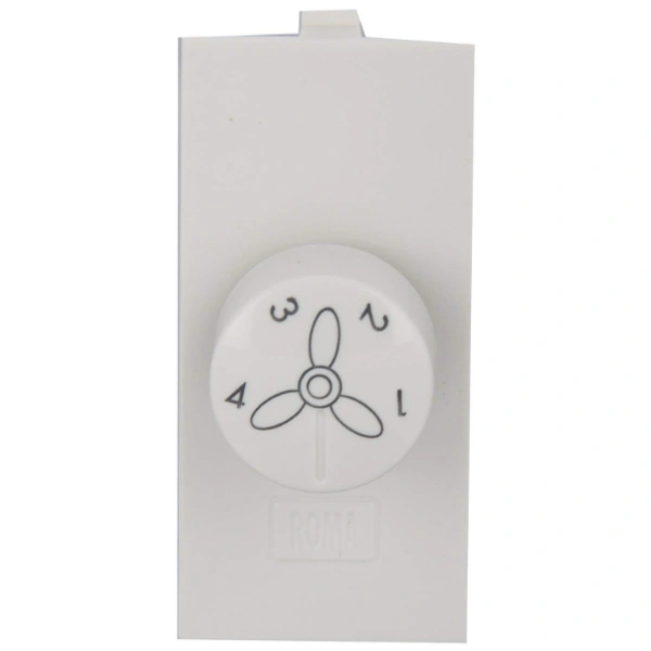 Anchor Roma Fan Step Regulator Tiny Eme 22546, White, 100W - 1M, White, 1 Year 